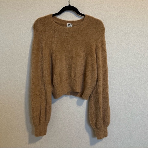 Aritzia Sweaters - Aritzia Sunday best fuzzy long sleeve sweater